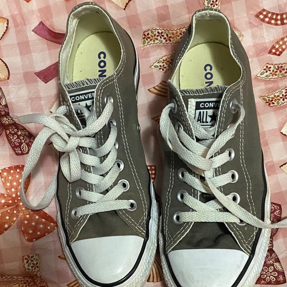 Converse Shoes - Converse Gray and White Women's Sneakers